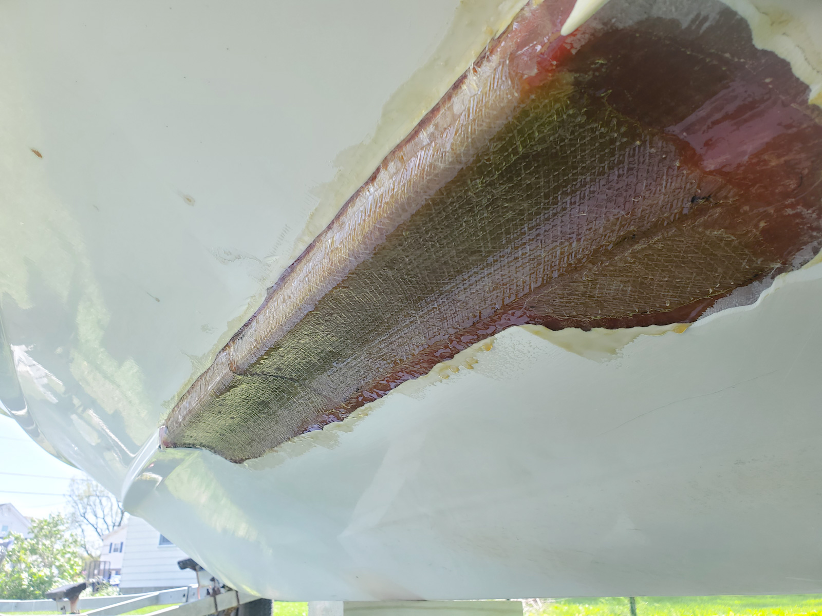 Boat bottom repair in Maryland